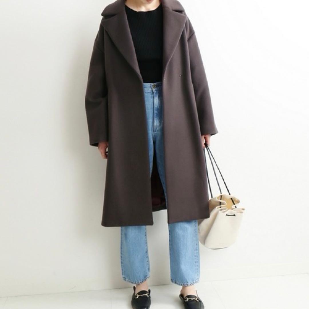 IENA　MANTECO　オーバーチェスターコート　ウール　ロングコート　イエナ