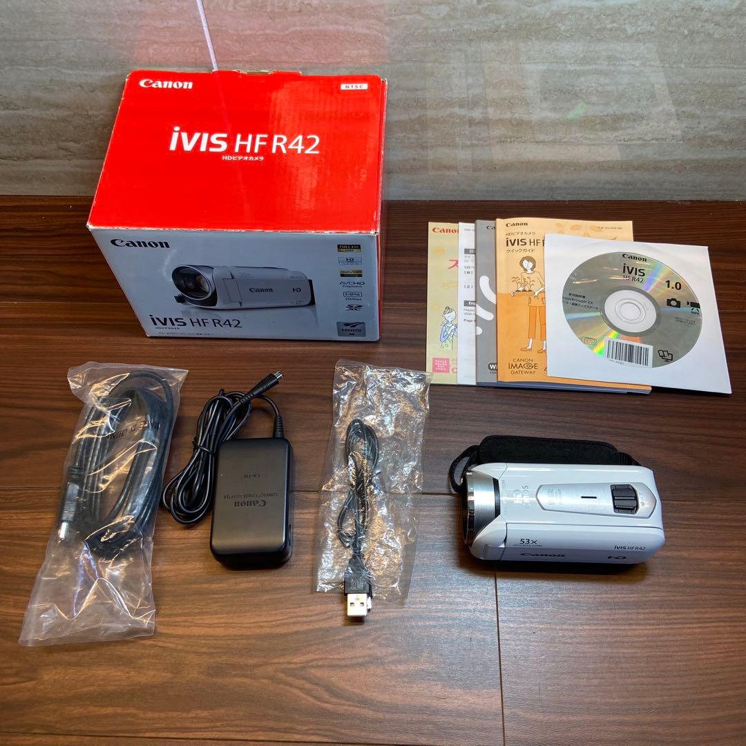 Canon デジタルビデオカメラ iVIS HF R42 ほぼ新品 3400