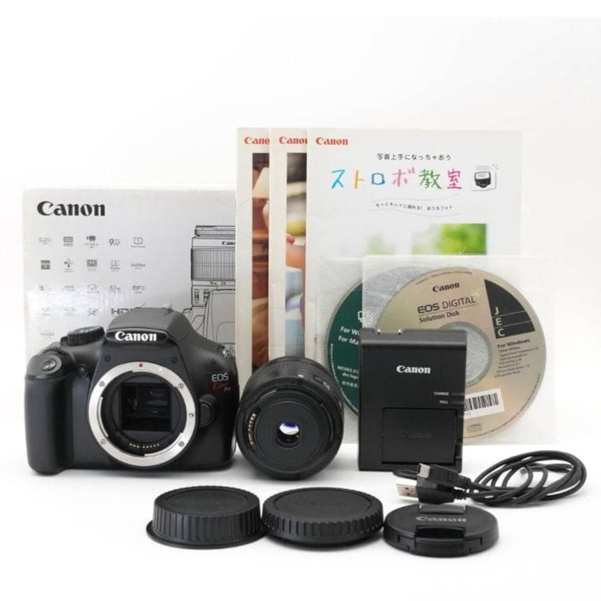 ショット3,585回✨ Canon Kiss X50 カメラ 一眼レフ デジカメ