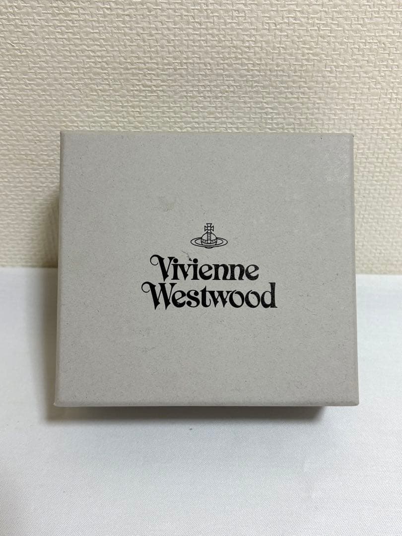 【美品】箱付き　Vivienne Westwood 二つ折り財布 ダークグリーン