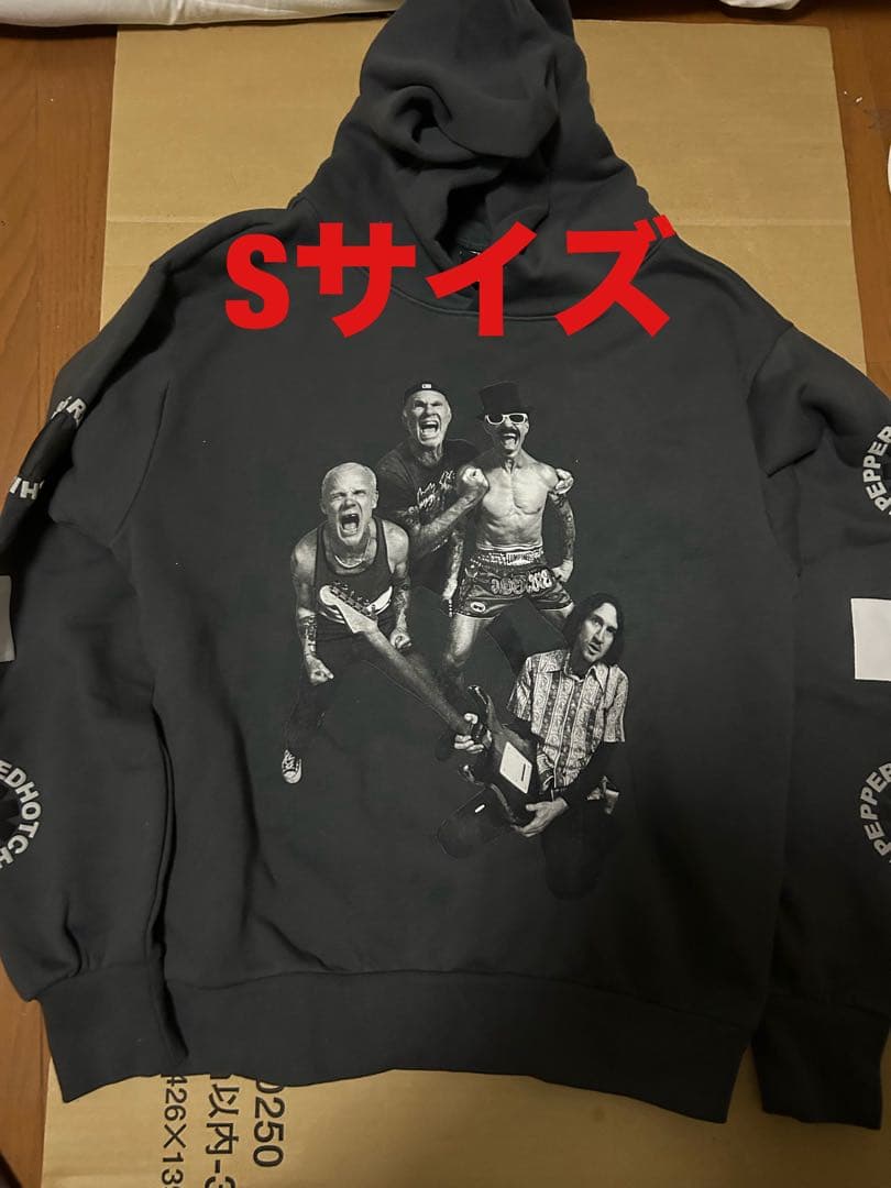 レッドホットチリペッパーズ レッチリ　パーカー黒　S 未使用品　来日記念