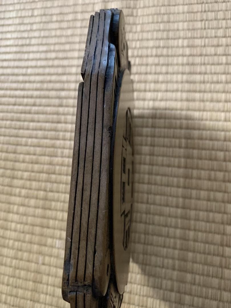 澄泥硯 新絳県黄澄泥有蓋古錢文長方陶硯　書道　中国　硯