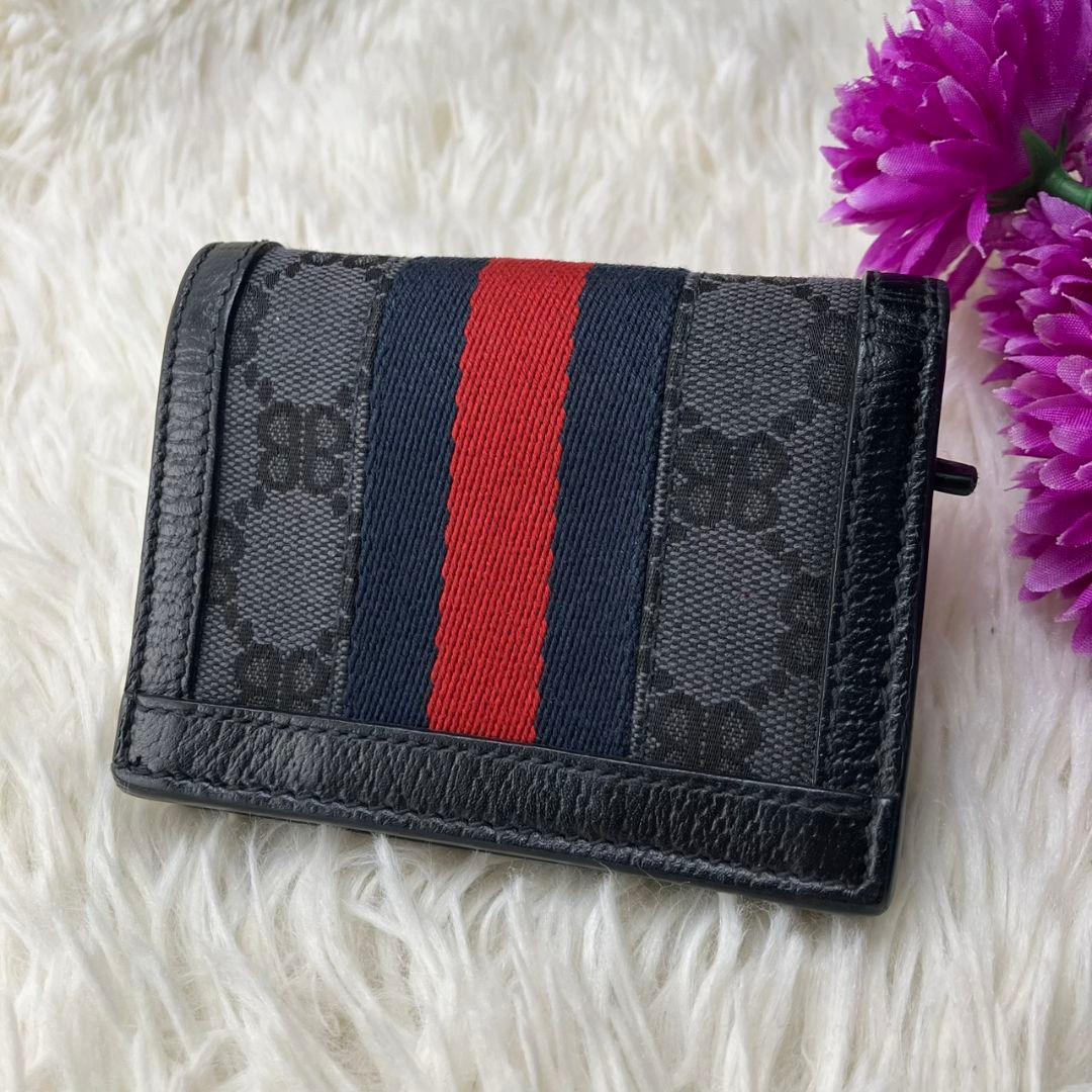 バレンシアガ ザ ハッカー プロジェクト レザー 二つ折り財布 美品 61211