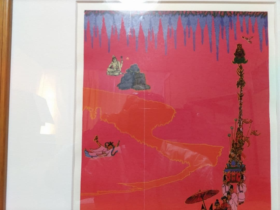 赤絵の巨匠　斎藤吾朗画伯作品「天橋立　籠神社みあれ藤祭」