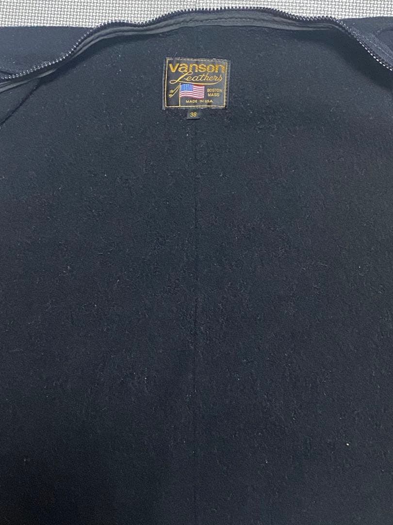 VANSON シングルライダース TYPE B　サイズ38