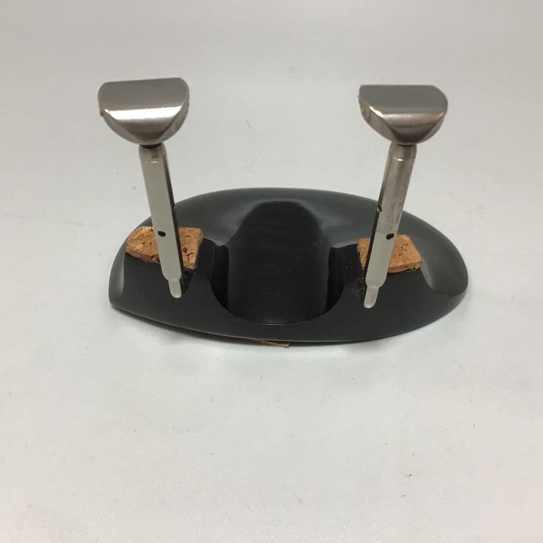 希少品　バイオリン　or ビオラ　顎当て　フレッシュタイプ　インド黒檀エボニー