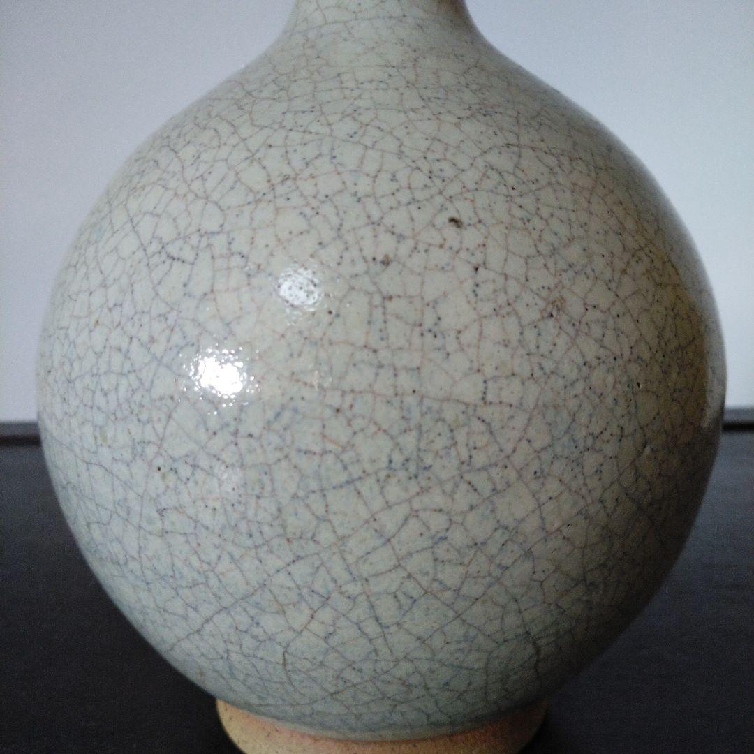 NO601 上野目焼　徳利　白釉徳利