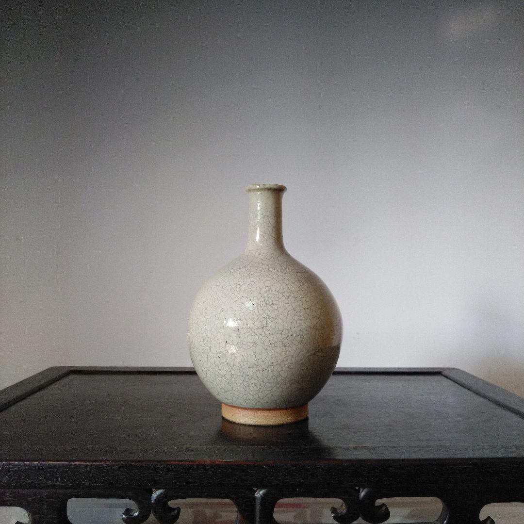 NO601 上野目焼　徳利　白釉徳利