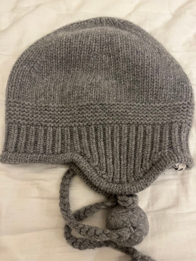 MIU MIU ウールxカシミア ハット　グレー