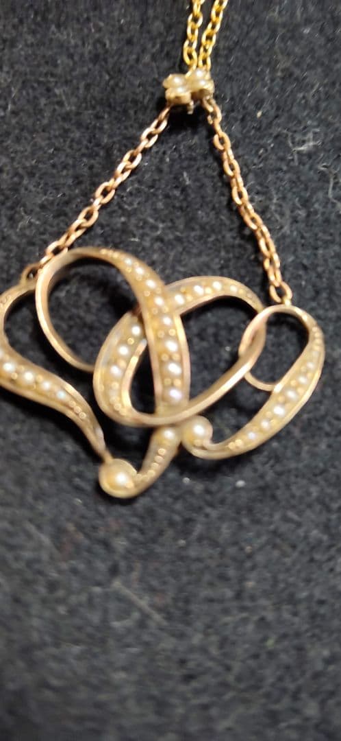 アンティーク、シードパールのネックレス1909年