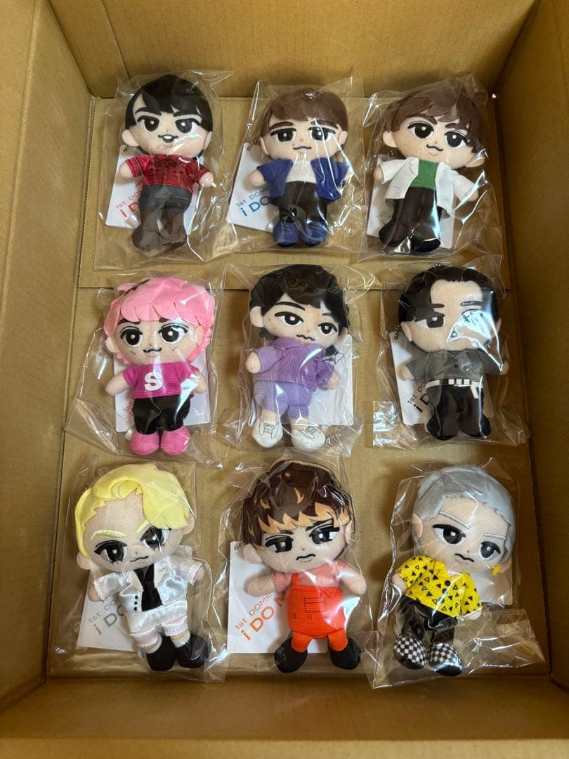 【新品・未開封】Man すのチル ぶら下がり ぬい 9人セット　うちわ等