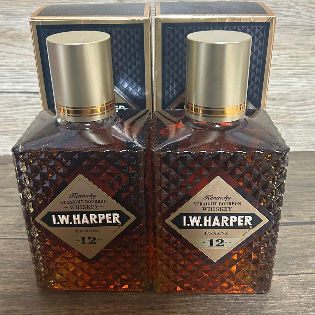 IWハーパー12年 新品未開栓 ２本セット①