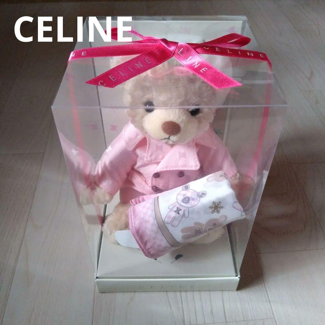 CELINE テディベア ハンカチ セット