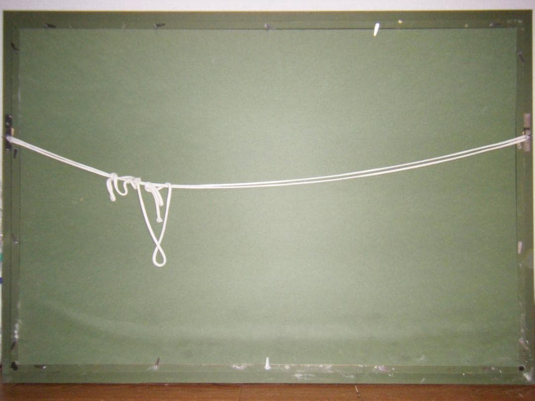 【模写】絵画　五姓田芳柳　油彩30号　富士風景　巨匠　名品　P38