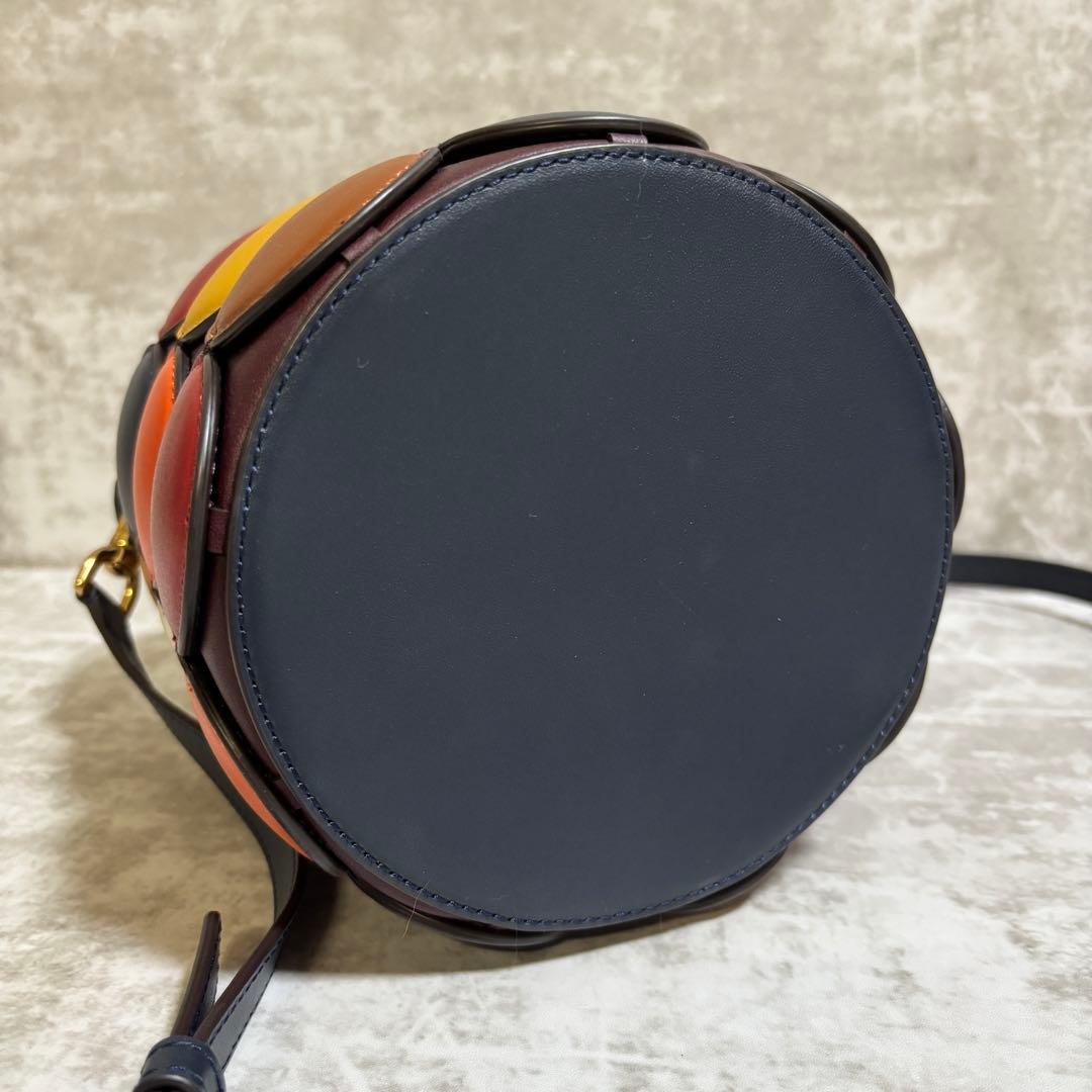 H246 美品✨ケイトスペード　ドッティ　スモール　バケット　2way マルチ