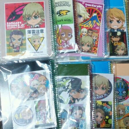 【TIGER＆BUNNYタイバニ】一番くじノート＆ステッカー全種