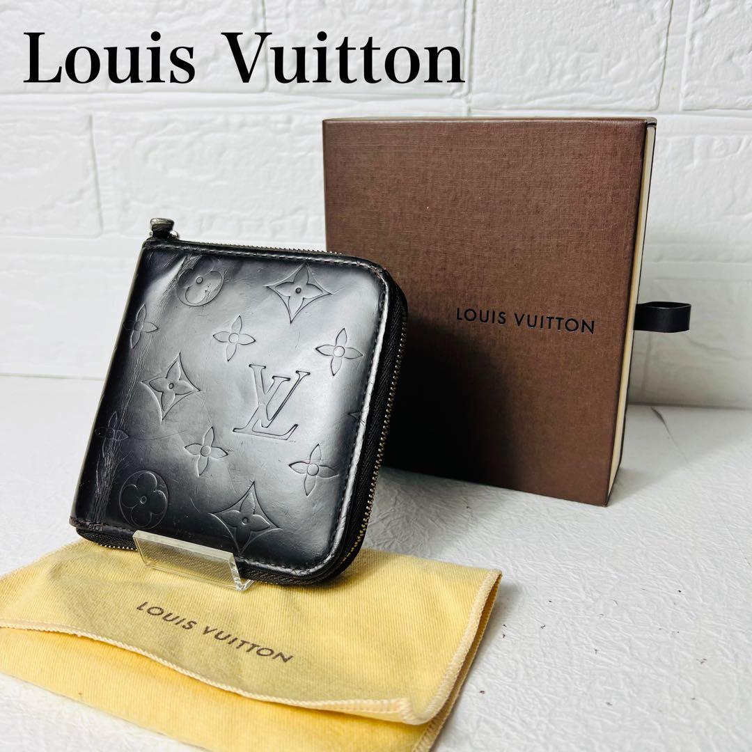 LOUIS VUITTON モノグラムグラセ ポルト ビエモネラウンドジップ財布