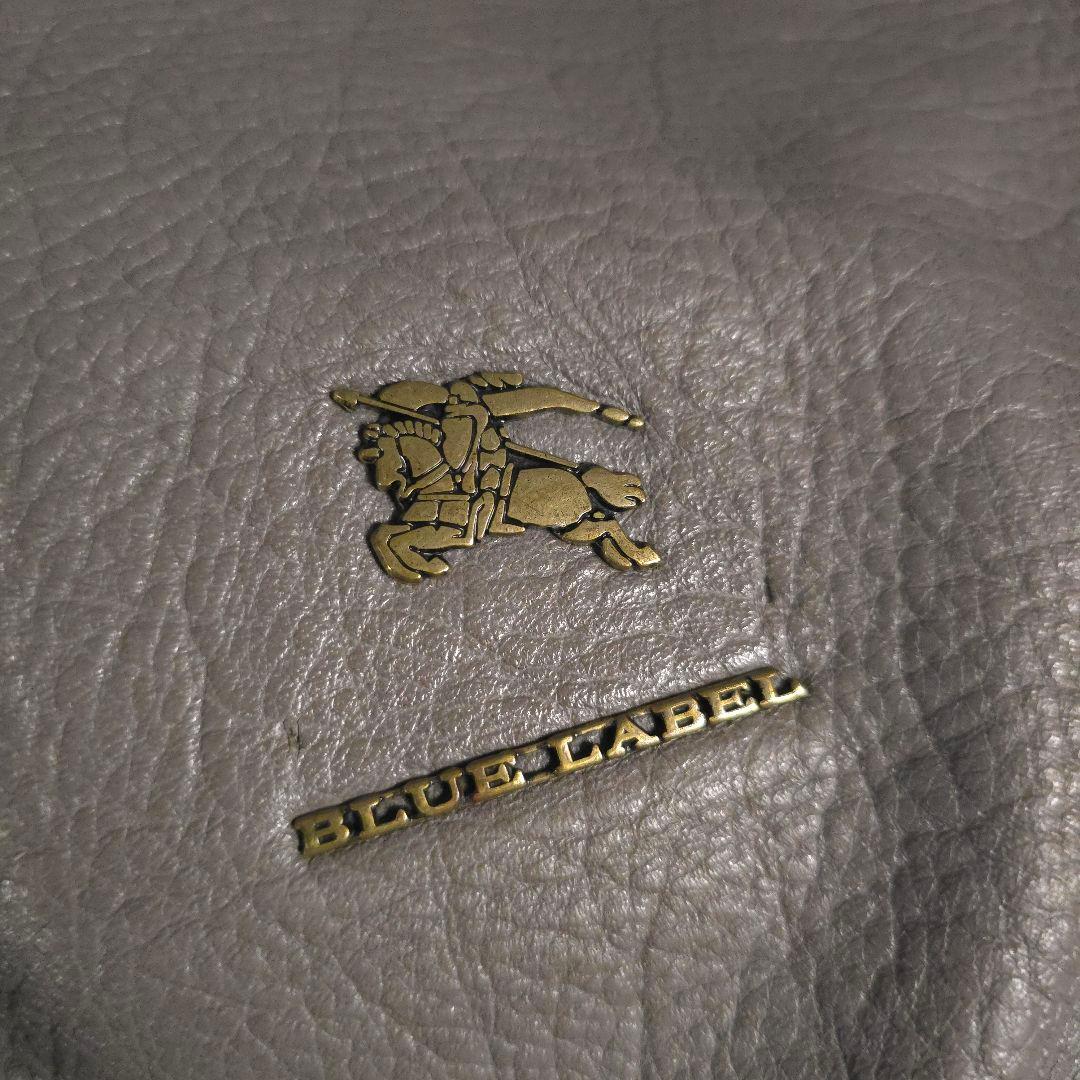 BURBERRY　バーバリー　ブルーレーベル　レザー　ショルダーバッグ　オーバル