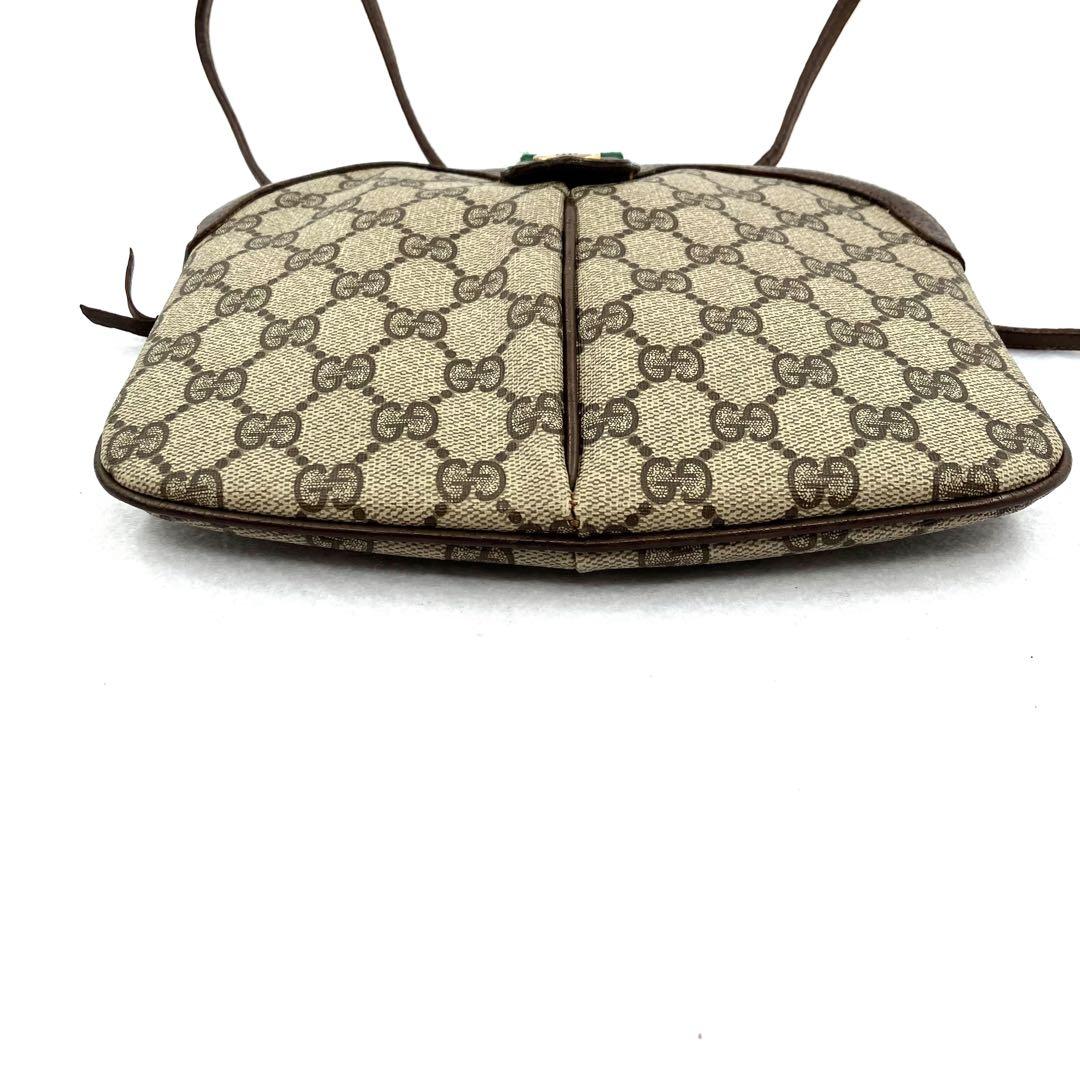 GUCCI グッチ ショルダーバッグ PVC レザー GG シェリーライン