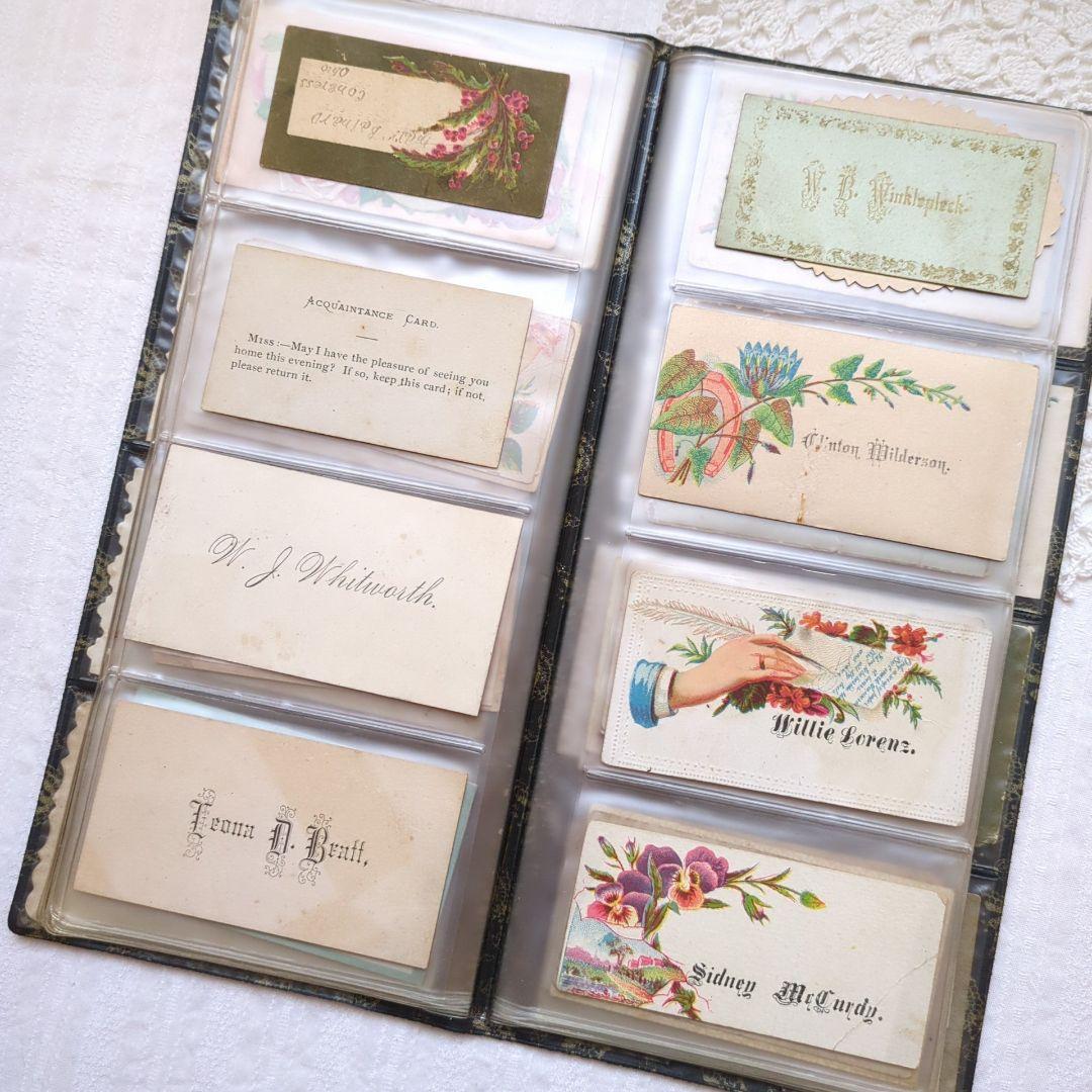 激レア118枚コーリングカードおまとめ クロモス アンティークヴィクトリアン洋書