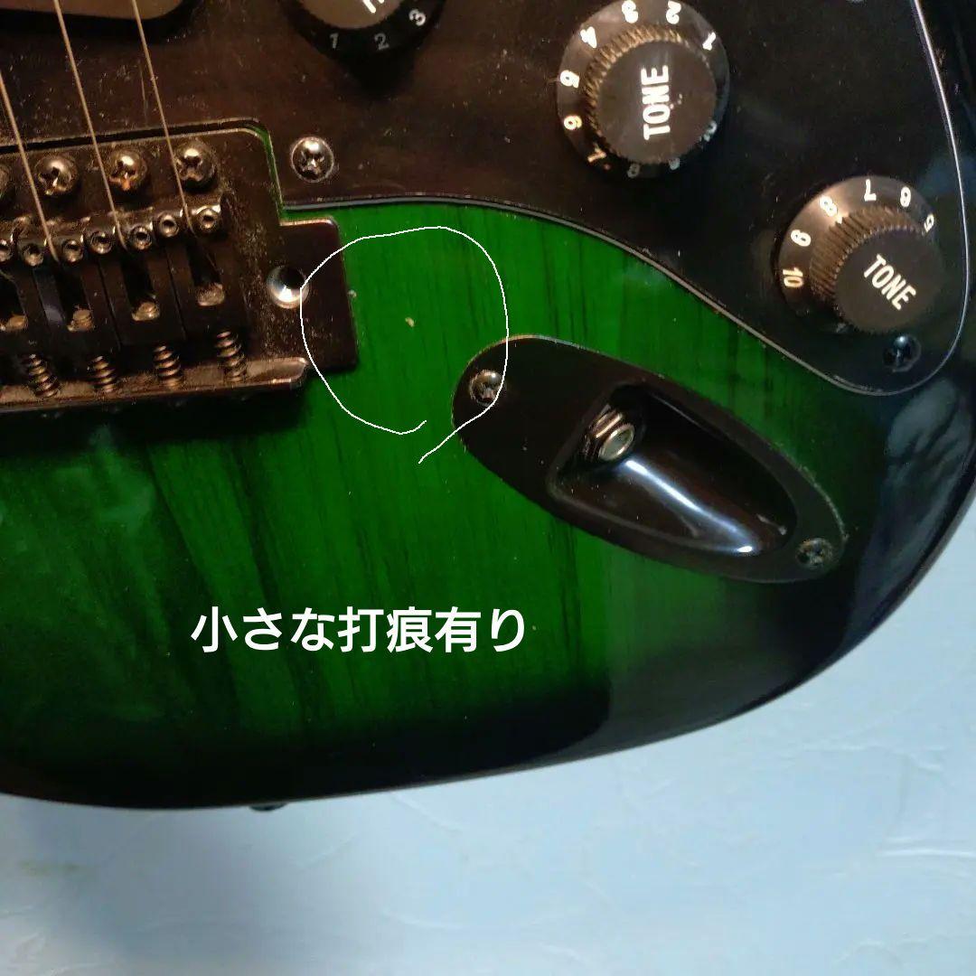 SELDER セルダー　エレキギター グリーン　アンプセット