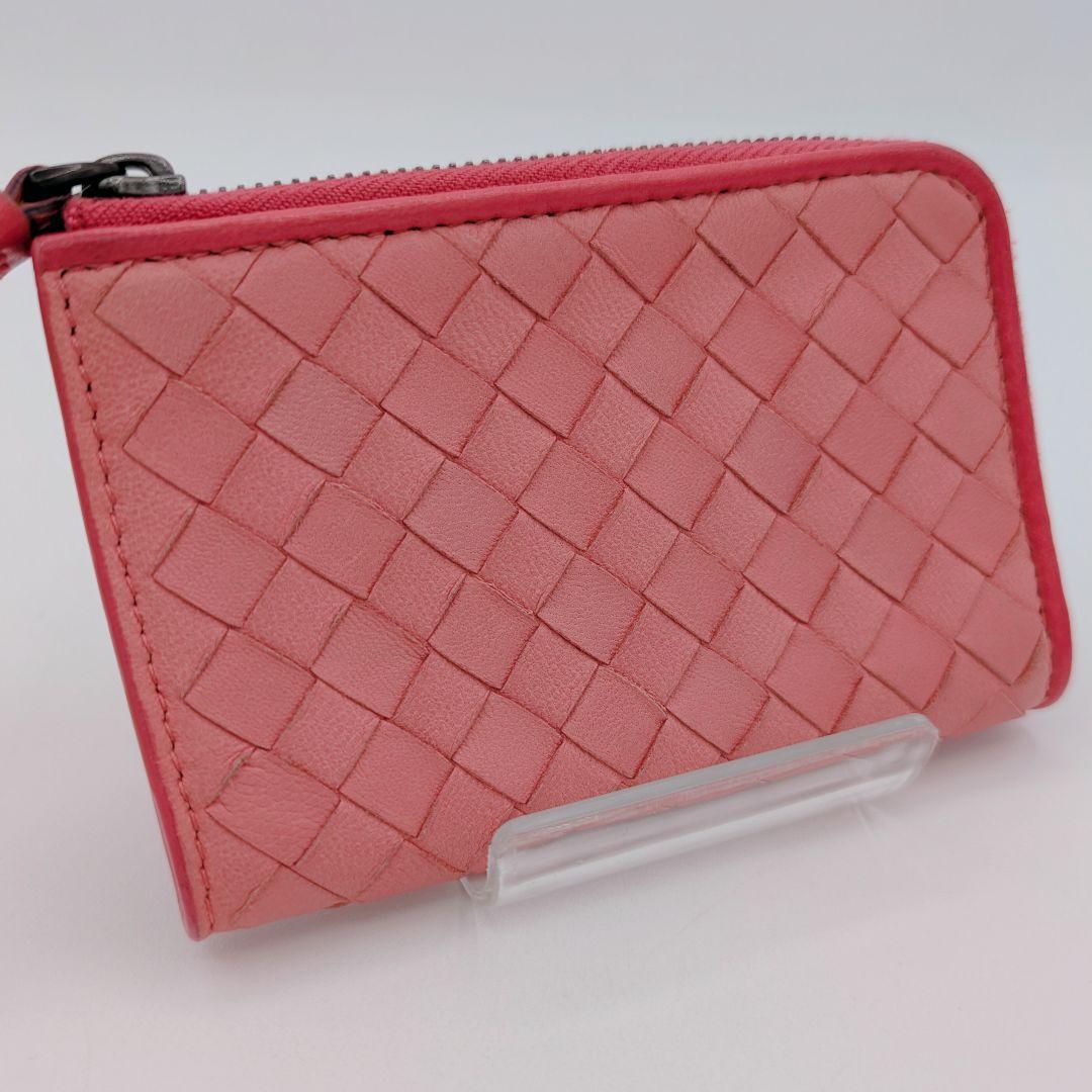 BOTTEGA VENETA ボッテガヴェネタ ピンク レザー革 ケース