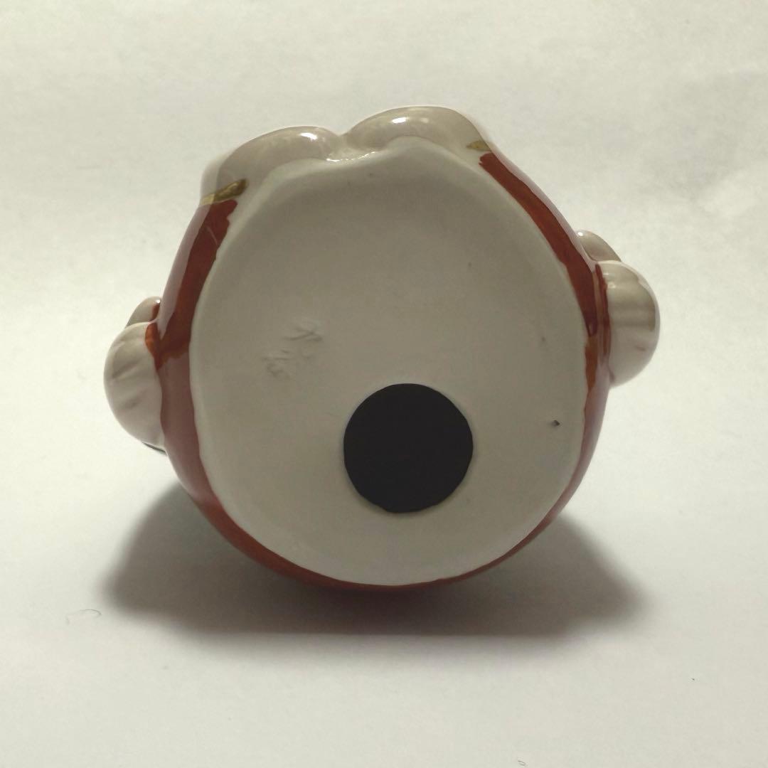 新品☆九谷焼 ビリケン 4号 唐草模様 福の神 幸運 開運 魔除け 良縁 縁起物