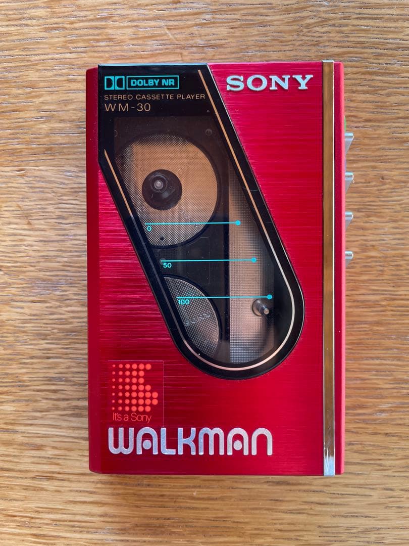 SONY WM-30 ウォークマン レッド(ジャンク)