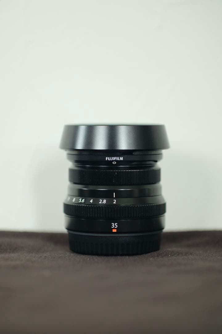 XF35mmF2 R WR 純正フード、別売フード、ブラックミストフィルター付