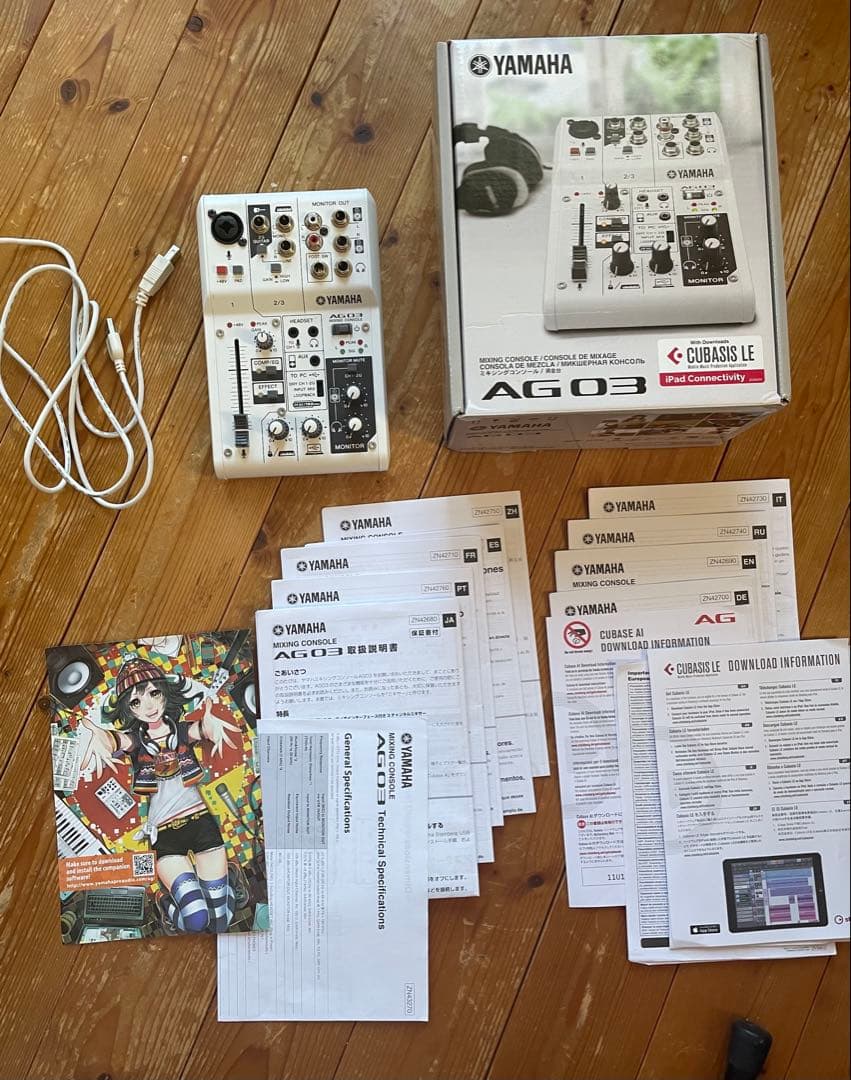 美品箱付❗️YAMAHA AG03 ミキシングコンソールウェブキャスティングミキサ