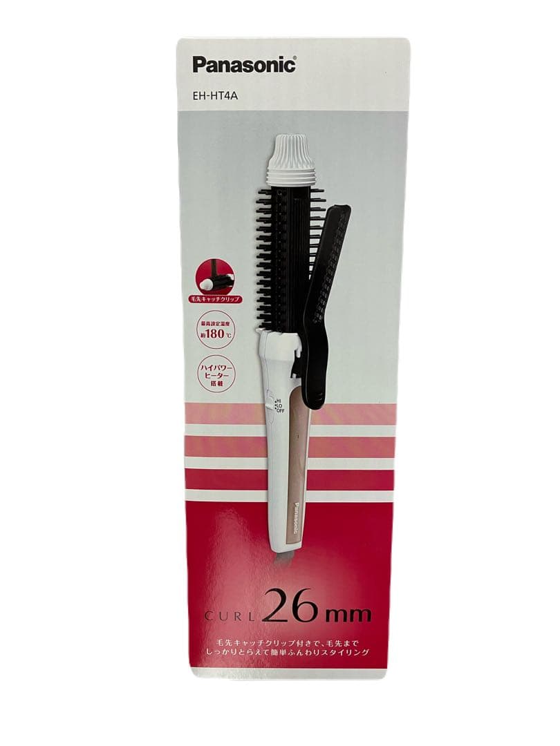 【新品】Panasonic ブラシカールアイロン EH-HT4A-W 26mm