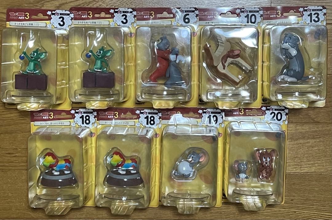 Happyくじ TOMandJERRY FUNNYART! フィギュア 53点