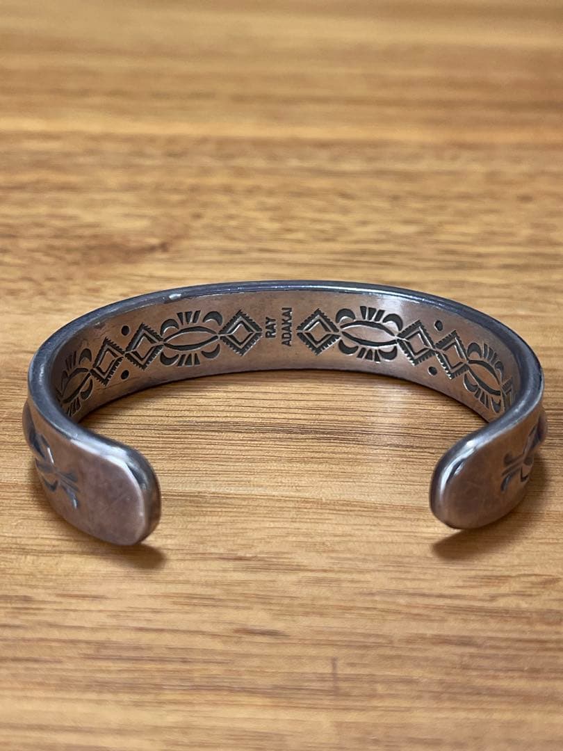 レイアダカイ シルバー バングル インディアンジュエリー Ray Adakai