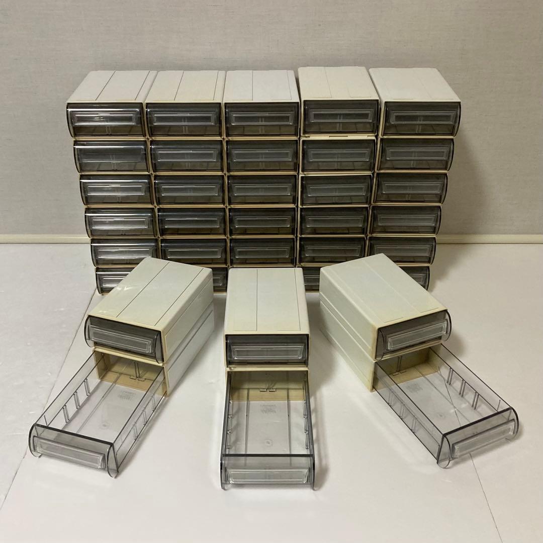 サカセ カセッター 収納ケース 小物入れ 引き出し 連結 日本製 36個
