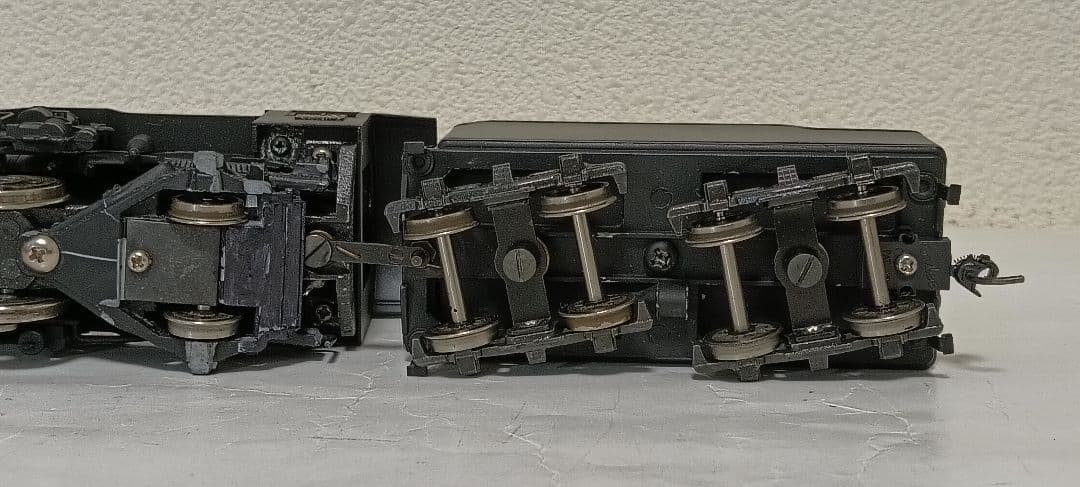 HOゲージ 天賞堂アダチ Ｄ51半流蒸気機関車、モーター交換、メンテナンス済