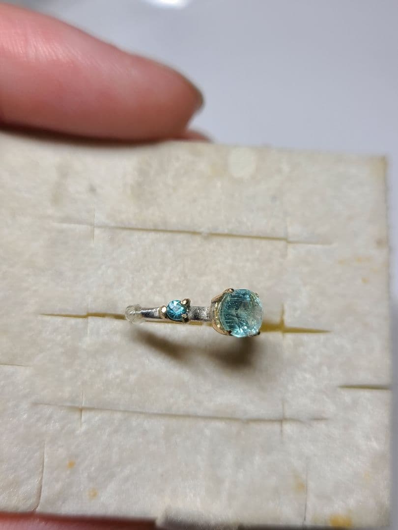 たーちゃんキラキラでキュートです♪★パライバカラーベリル★オーダー