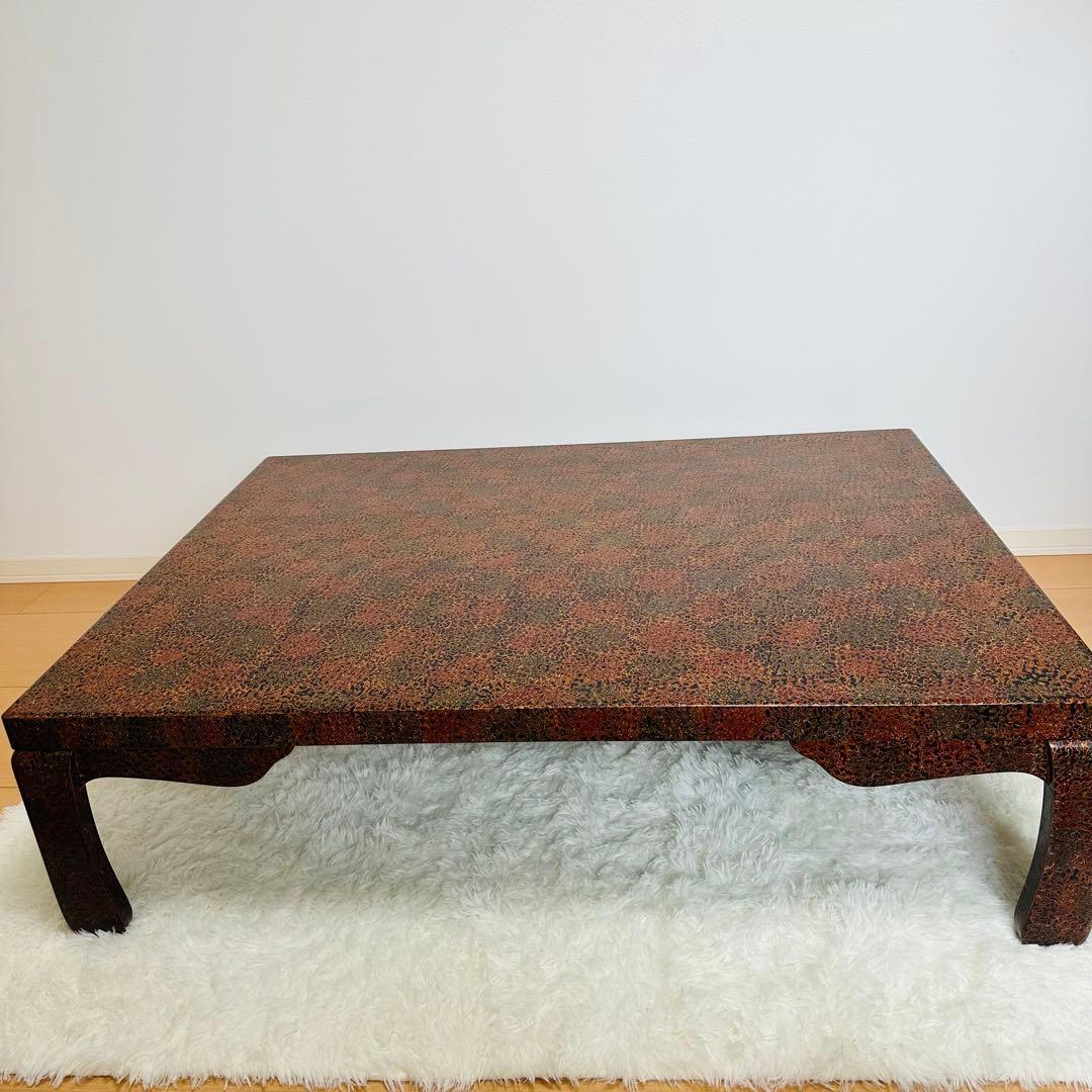 津軽塗り 座卓 羽根脚 青森 津軽 直接引取り可能