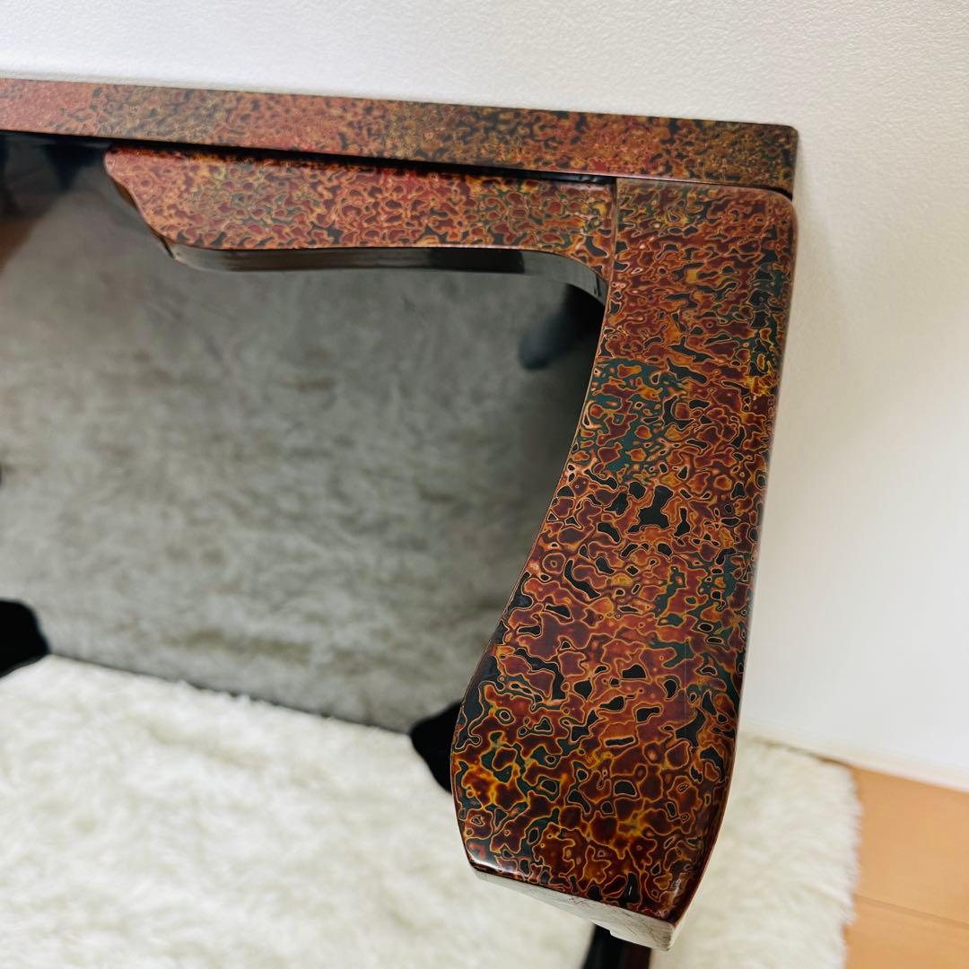 津軽塗り 座卓 羽根脚 青森 津軽 直接引取り可能