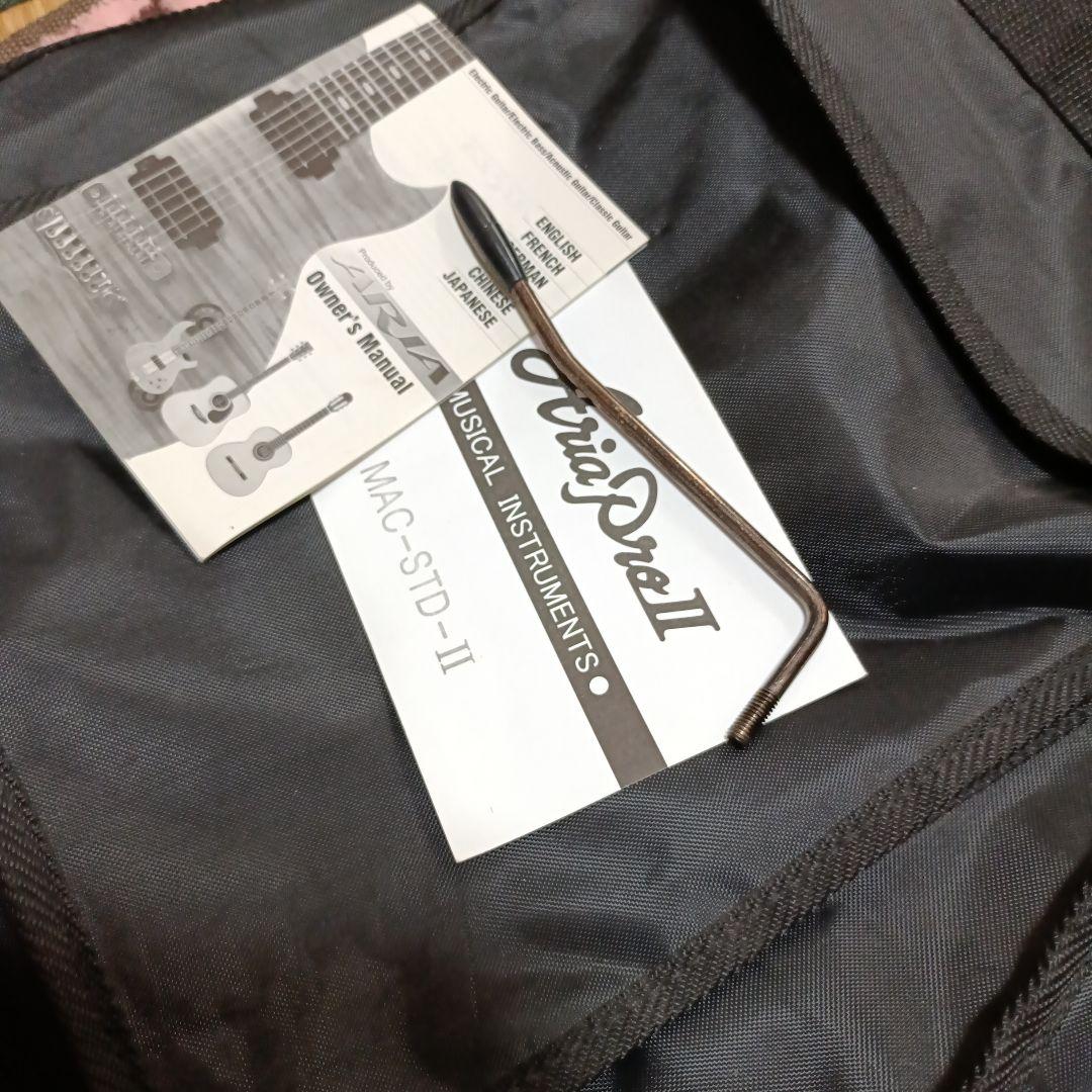 Aria Pro II MAC-series レッド エレキギター