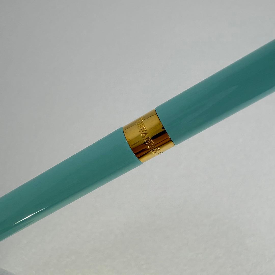 【新品未使用】箱付 Tiffany&Co ティファニー ボールペン　回転式　黒色