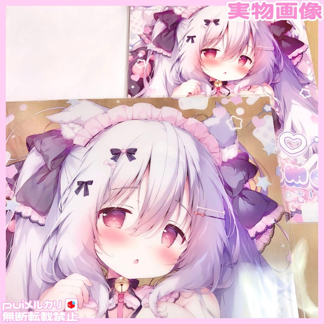 桃豆こまもち クリアポスター ♥抱き枕カバータペストリーアクリルスタンドTシャツ