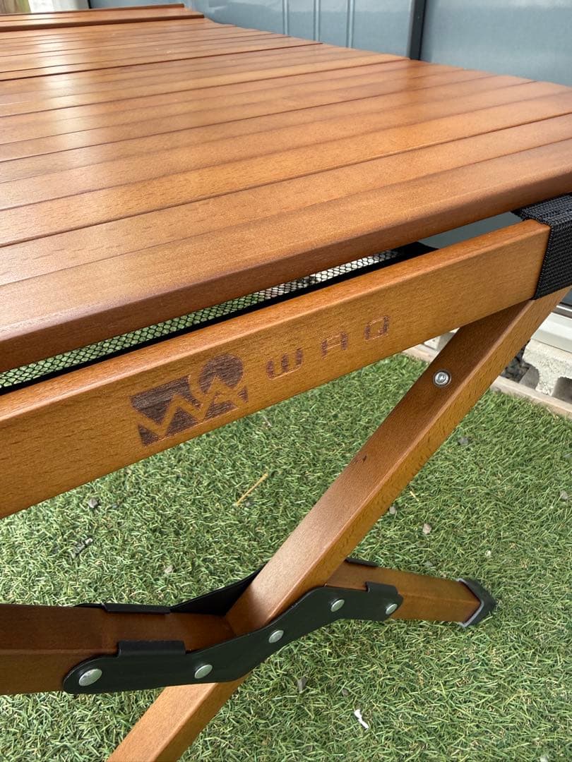 使用1回　WAQ　フォールディングウッドテーブル WAQ-FWT1