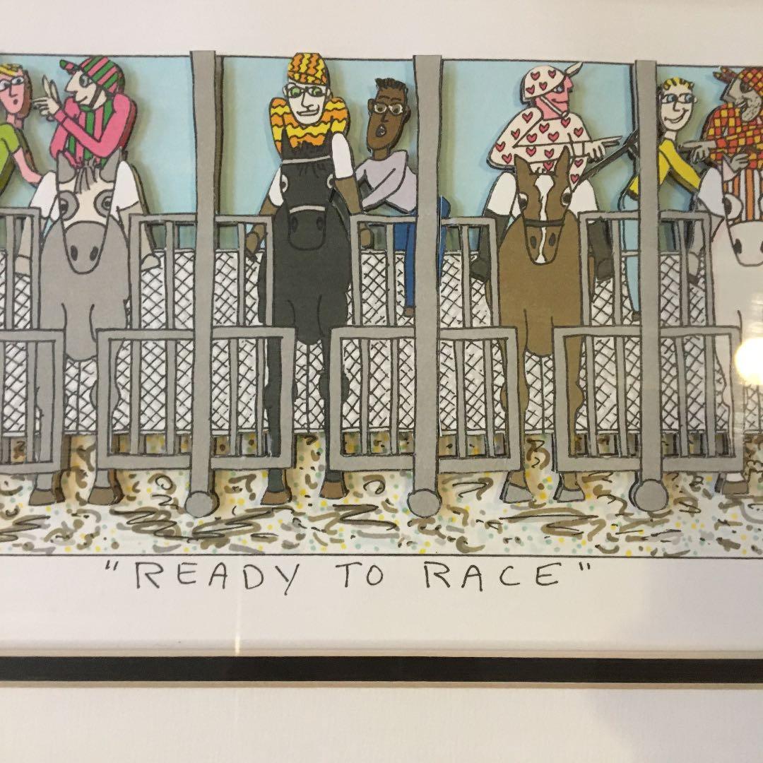 RIZZI 3D リトグラフ　READY TO RACE 1998