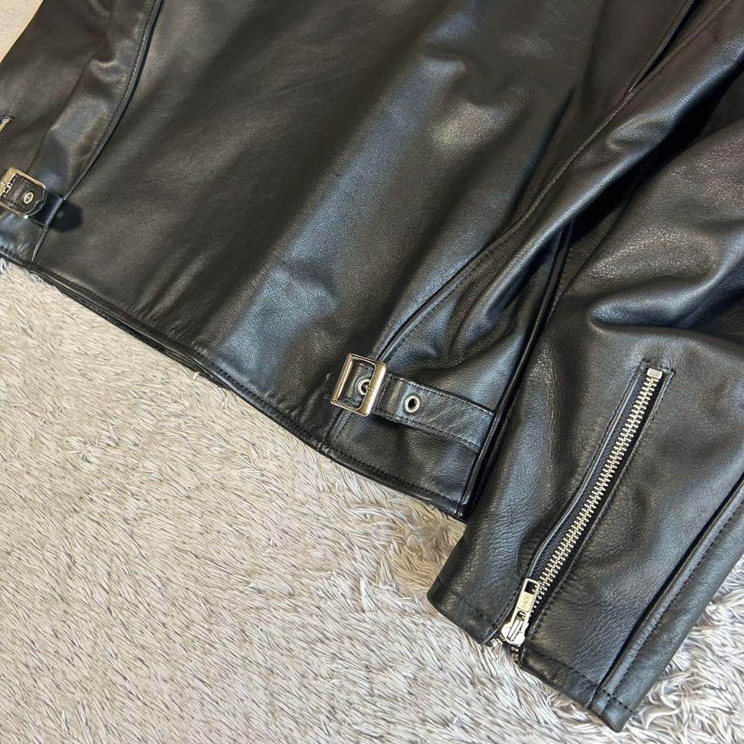 NANKAI ナンカイ　シングルライダース レザージャケット　シングルレザー　L