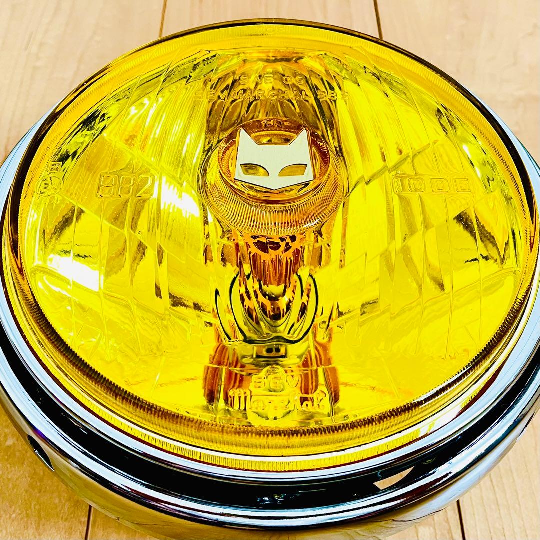 当時物 マーシャル 882 デベソ ヘッドライト MARCHAL デメキン改