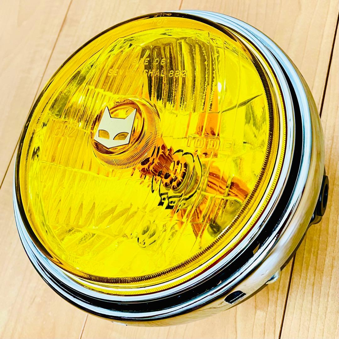 当時物 マーシャル 882 デベソ ヘッドライト MARCHAL デメキン改