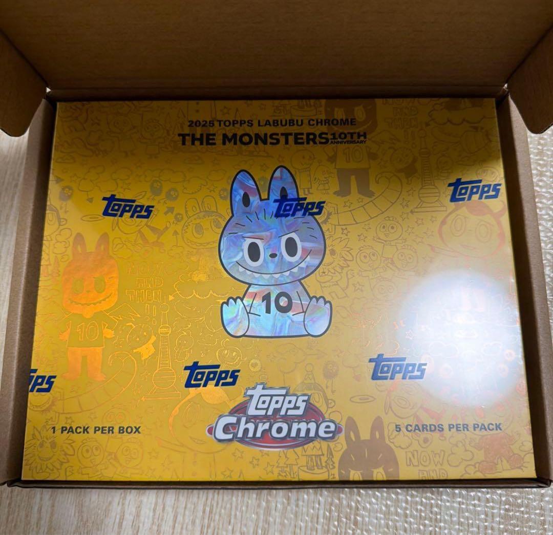 Topps Chrome 10周年記念ボックス ラブブ　4BOX 新品未開封