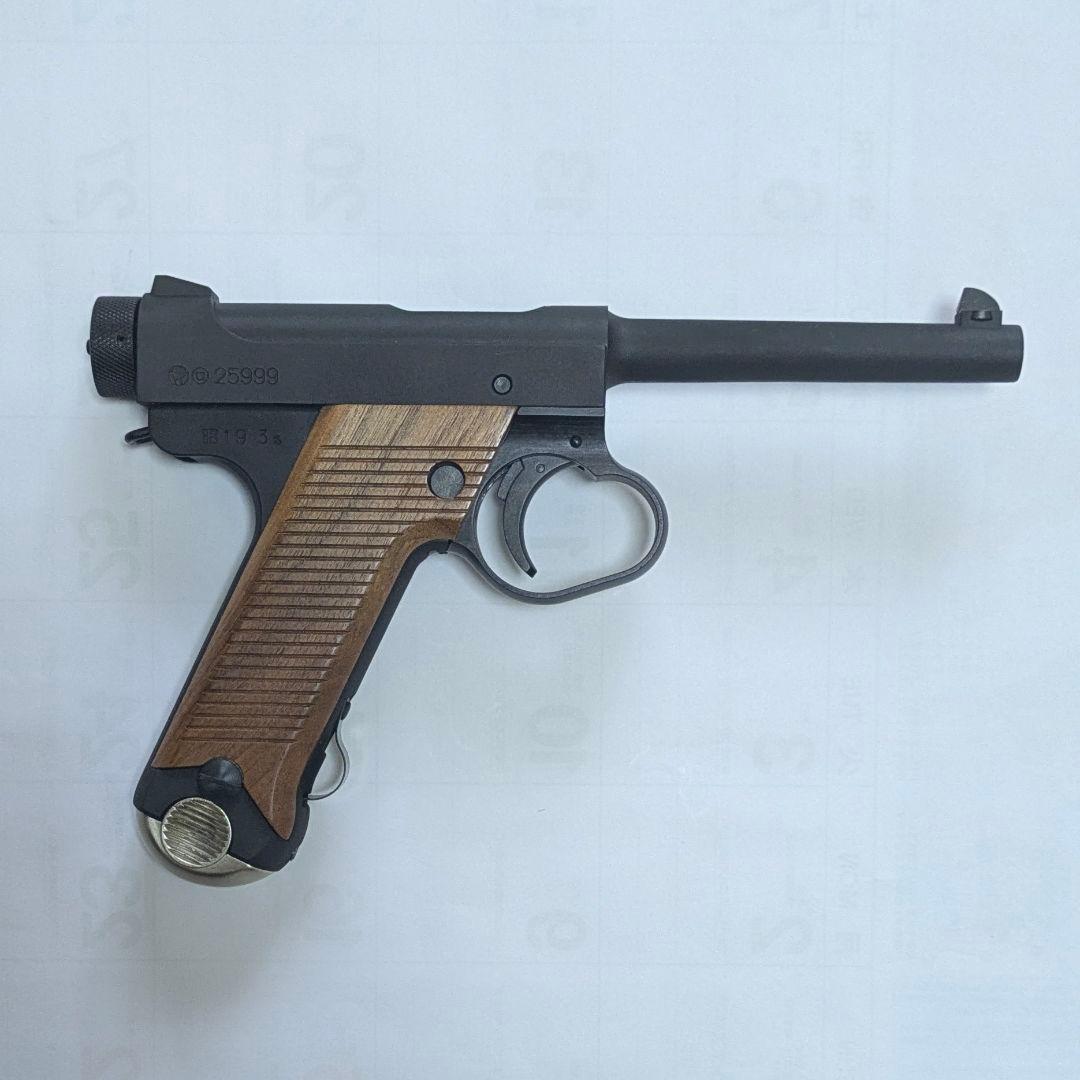 美品・南部十四/14年式後期型・6mm・ブラックヘビーウエイト・木製グリップ