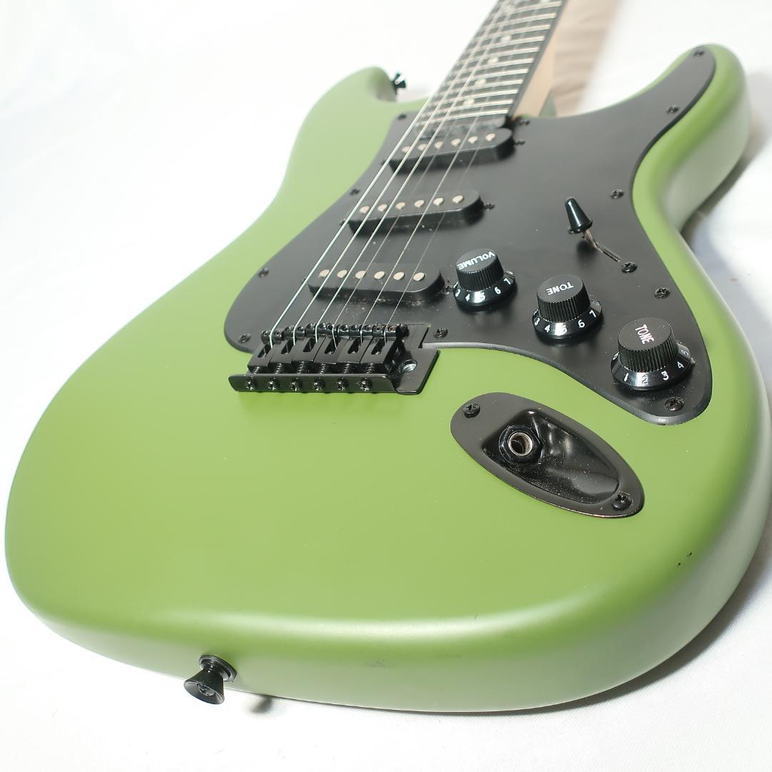 SELDER ST-16 AMG アーミーグリーン ストラトタイプ エレキギター