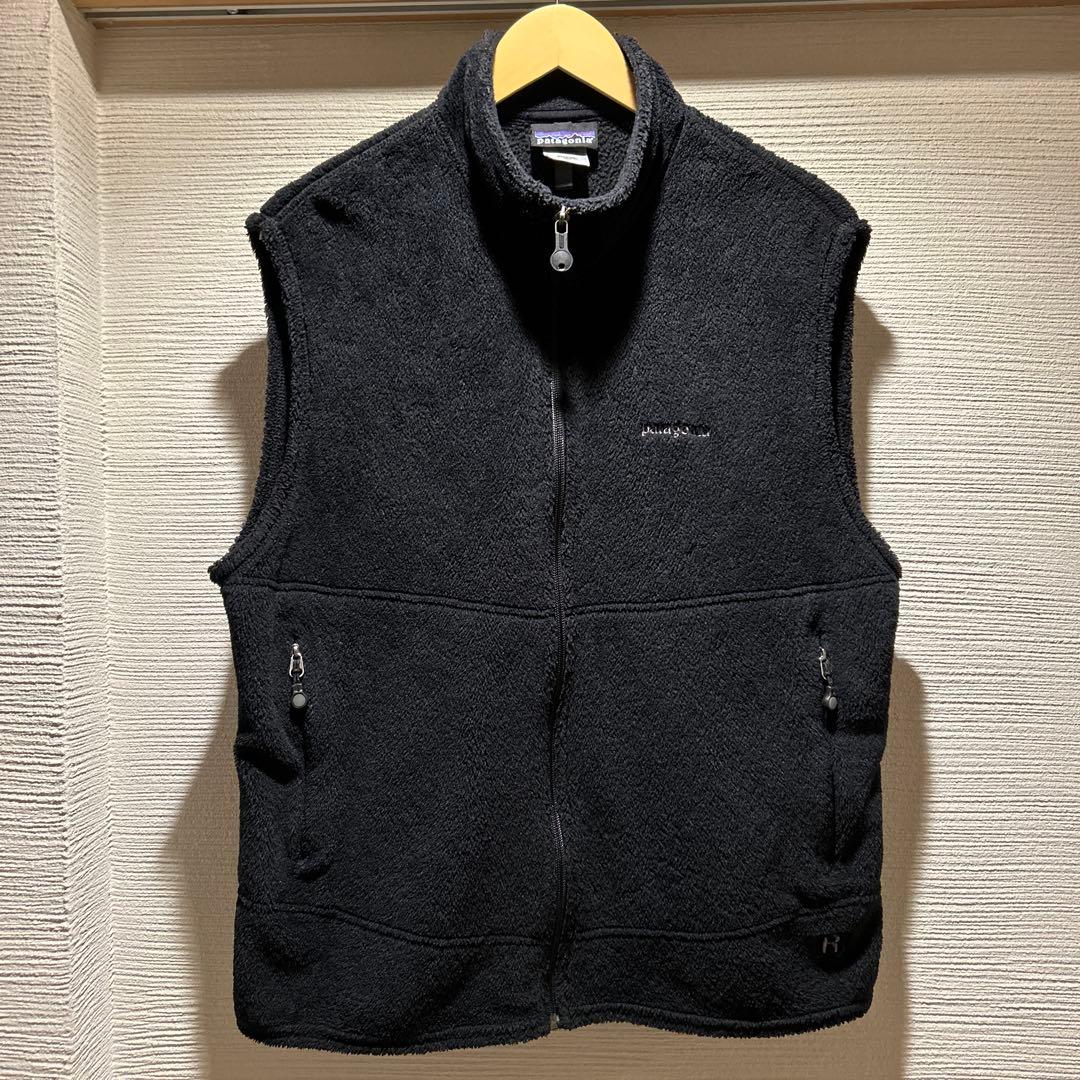 patagonia パタゴニア R2 フリースベスト L ブラック ポーラテック